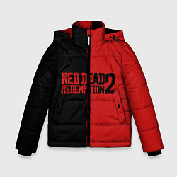 Куртка зимняя для мальчика RDD 2: Black & Red, цвет: 3D-черный