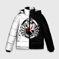 Куртка зимняя для мальчика MONOKUMA SCHOOL, цвет: 3D-черный