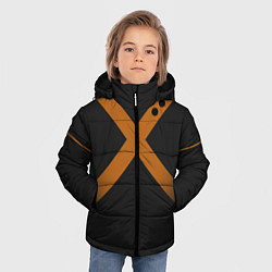 Куртка зимняя для мальчика KATSUKI BAKUGOU полосы, цвет: 3D-светло-серый — фото 2