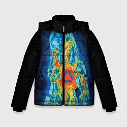 Куртка зимняя для мальчика Predator Vision, цвет: 3D-красный