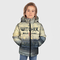 Куртка зимняя для мальчика The Witcher 3: Wild Hunt, цвет: 3D-светло-серый — фото 2