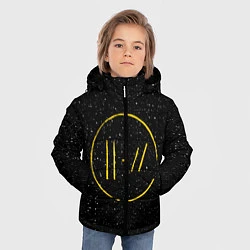 Куртка зимняя для мальчика TOP: Black Space, цвет: 3D-черный — фото 2
