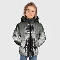 Куртка зимняя для мальчика Mob Psycho, цвет: 3D-черный — фото 2