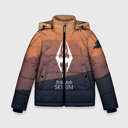 Куртка зимняя для мальчика THE ELDER SCROLLS, цвет: 3D-светло-серый