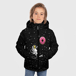 Куртка зимняя для мальчика Homer Spaceman, цвет: 3D-черный — фото 2