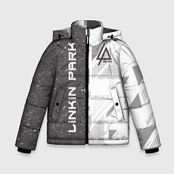 Куртка зимняя для мальчика Linkin Park: Grey Form, цвет: 3D-красный