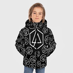 Куртка зимняя для мальчика Linkin Park: Pattern, цвет: 3D-красный — фото 2
