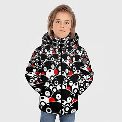 Куртка зимняя для мальчика Kumamons, цвет: 3D-черный — фото 2