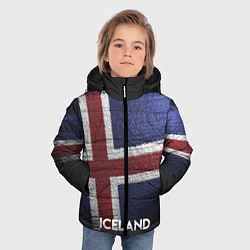 Куртка зимняя для мальчика Iceland Style, цвет: 3D-черный — фото 2