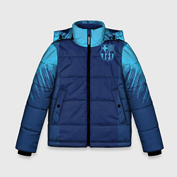 Куртка зимняя для мальчика Barcelona Training 2019, цвет: 3D-светло-серый