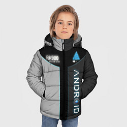 Куртка зимняя для мальчика Detroit: Android RK900, цвет: 3D-черный — фото 2