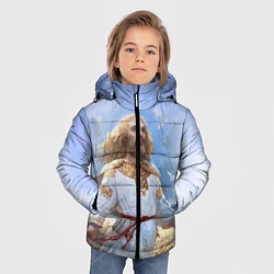 Куртка зимняя для мальчика Даждьбог - бог света, цвет: 3D-черный — фото 2