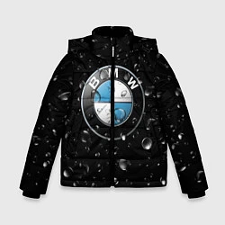 Куртка зимняя для мальчика BMW под Дождём, цвет: 3D-черный