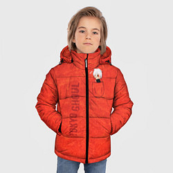 Куртка зимняя для мальчика Карманный токийский гуль, цвет: 3D-светло-серый — фото 2