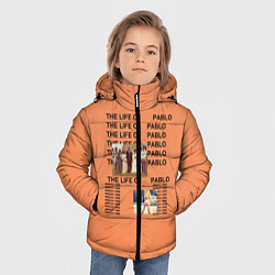 Куртка зимняя для мальчика Kanye West: Pablo, цвет: 3D-светло-серый — фото 2