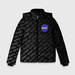 Куртка зимняя для мальчика NASA: Dark Space, цвет: 3D-светло-серый