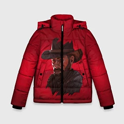 Куртка зимняя для мальчика Red Dead Redemption, цвет: 3D-черный