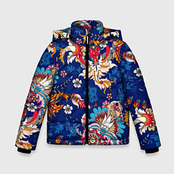 Зимняя куртка для мальчика Экзотический орнамент