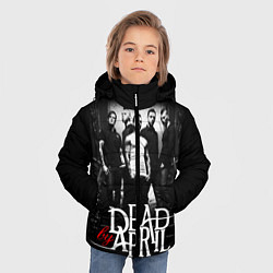 Куртка зимняя для мальчика Dead by April: Dark Rock, цвет: 3D-светло-серый — фото 2