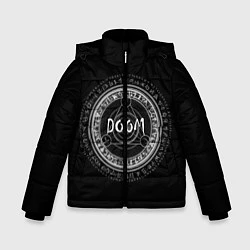 Куртка зимняя для мальчика DOOM: Pentagram, цвет: 3D-черный