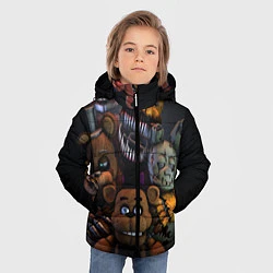 Куртка зимняя для мальчика Five Nights at Freddy's, цвет: 3D-черный — фото 2