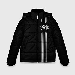 Куртка зимняя для мальчика ХЛЕБ, цвет: 3D-черный