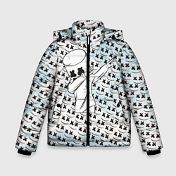 Куртка зимняя для мальчика Marshmello DAB, цвет: 3D-светло-серый