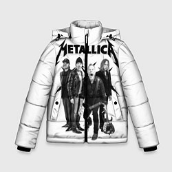 Куртка зимняя для мальчика Metallica, цвет: 3D-красный