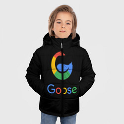 Куртка зимняя для мальчика GOOSE, цвет: 3D-черный — фото 2