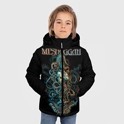 Куртка зимняя для мальчика Meshuggah: Violent Sleep, цвет: 3D-светло-серый — фото 2