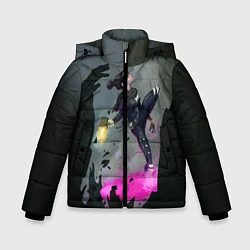 Куртка зимняя для мальчика Apex Legends: Wraith, цвет: 3D-светло-серый