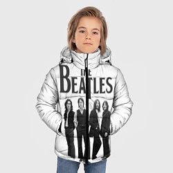 Куртка зимняя для мальчика The Beatles: White Side, цвет: 3D-черный — фото 2