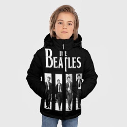 Куртка зимняя для мальчика The Beatles: Black Side, цвет: 3D-черный — фото 2
