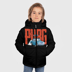 Куртка зимняя для мальчика PUBG Run, цвет: 3D-черный — фото 2