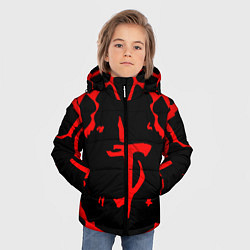 Куртка зимняя для мальчика DOOM: Red Slayer, цвет: 3D-черный — фото 2