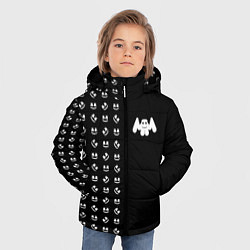 Куртка зимняя для мальчика Marshmello: Dark Style, цвет: 3D-светло-серый — фото 2