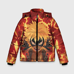 Куртка зимняя для мальчика Boku no Hero Academia, цвет: 3D-черный