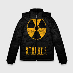 Куртка зимняя для мальчика STALKER: Radioactive, цвет: 3D-светло-серый