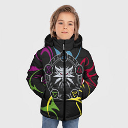 Куртка зимняя для мальчика Сила Ведьмака, цвет: 3D-светло-серый — фото 2