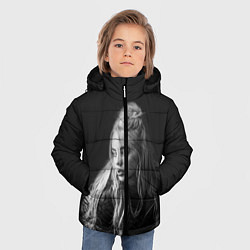 Куртка зимняя для мальчика Billie Eilish: Black Fashion, цвет: 3D-черный — фото 2