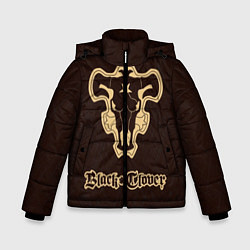 Куртка зимняя для мальчика Black Clover, цвет: 3D-черный