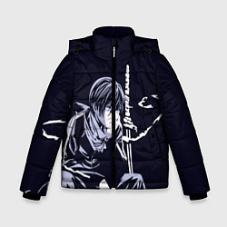 Куртка зимняя для мальчика Бездомный бог, цвет: 3D-светло-серый
