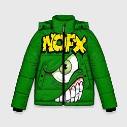 Куртка зимняя для мальчика NOFX Face, цвет: 3D-черный