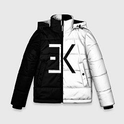 Куртка зимняя для мальчика Егор Крид: ЕК, цвет: 3D-светло-серый