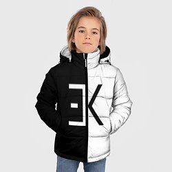Куртка зимняя для мальчика Егор Крид: ЕК, цвет: 3D-черный — фото 2