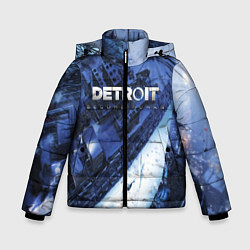 Куртка зимняя для мальчика Detroit: Become Human, цвет: 3D-черный
