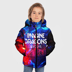 Куртка зимняя для мальчика IMAGINE DRAGONS, цвет: 3D-красный — фото 2