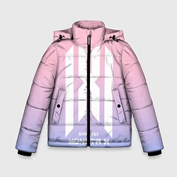 Куртка зимняя для мальчика Monsta X, цвет: 3D-светло-серый