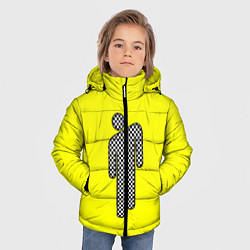 Куртка зимняя для мальчика Billie Eilish: Grid Manikin, цвет: 3D-черный — фото 2