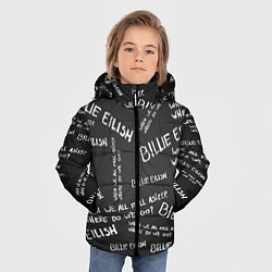 Куртка зимняя для мальчика BILLIE EILISH: Where Do We Go, цвет: 3D-черный — фото 2